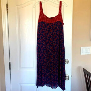 Womens JET JOHN ESHAYA dress size small navy and red perfect condition